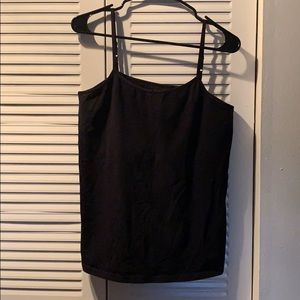Large black tank top